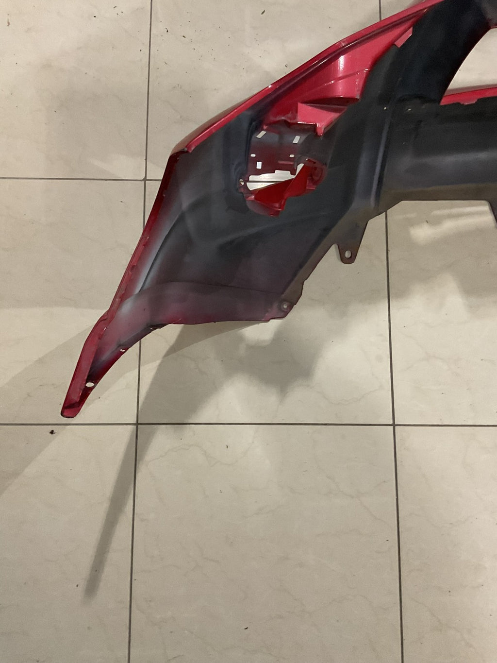 Front Bumper Cover Red 2014-2023 Toyota 4Runner SR5 Base 52119+35210 OEM