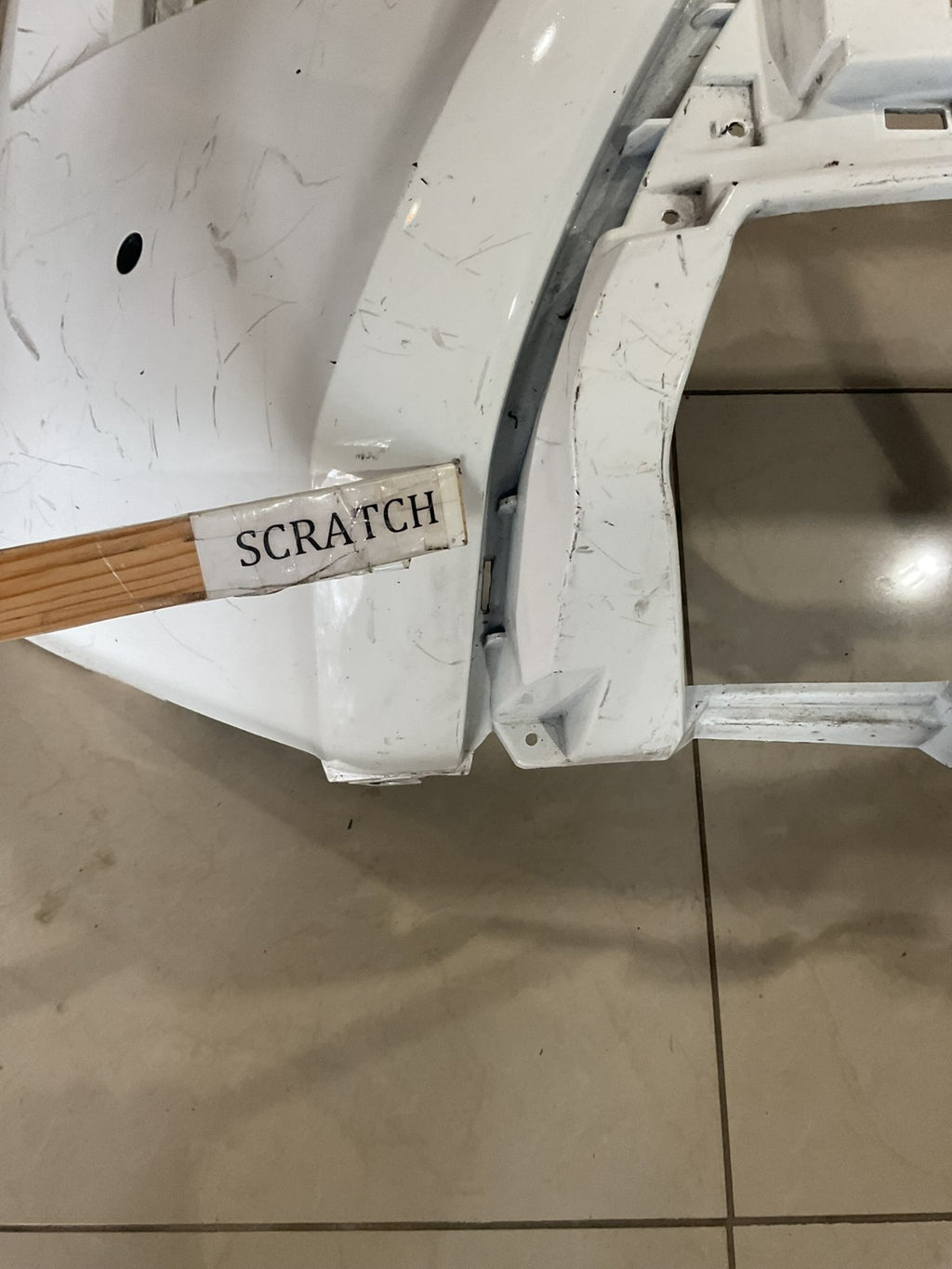 Front Bumper Cover White 24 25 Toyota Tacoma 52119+ak010 OEM