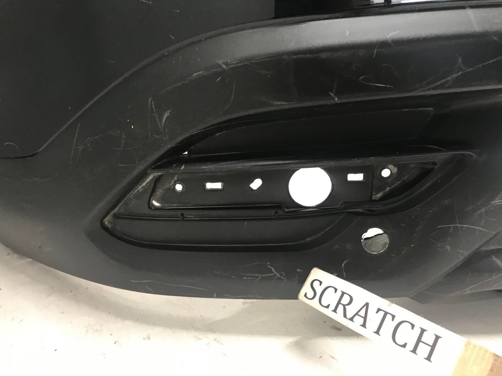 Rear Bumper Cover Black Mazda CX-9 Sport/Touring 16-2018 w/Sensor Holes OEM