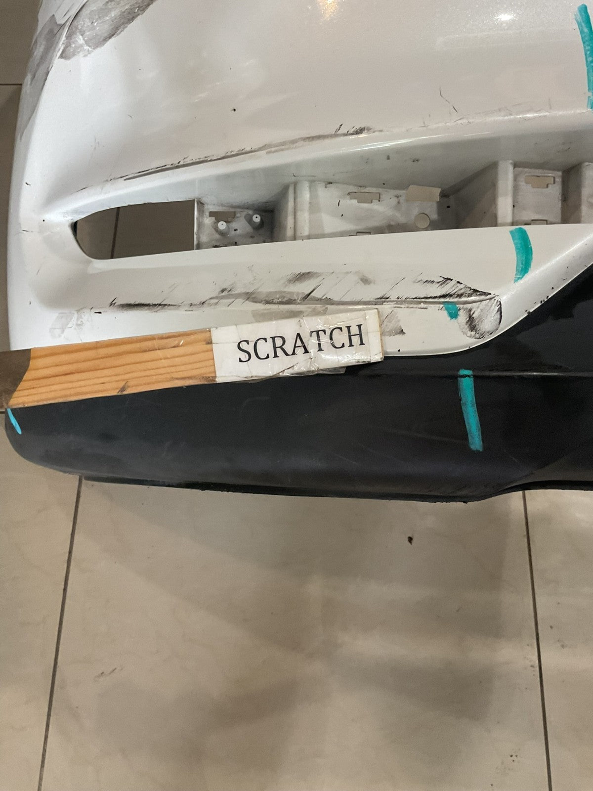Front Bumper Cover White Mazda CX 5 Sport Touring Select 17 2018 kb8a+50031 OEM