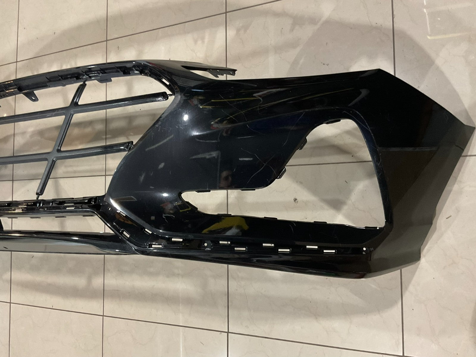 Front Bumper Cover Black 2018 Hyundai Sonata CAPA