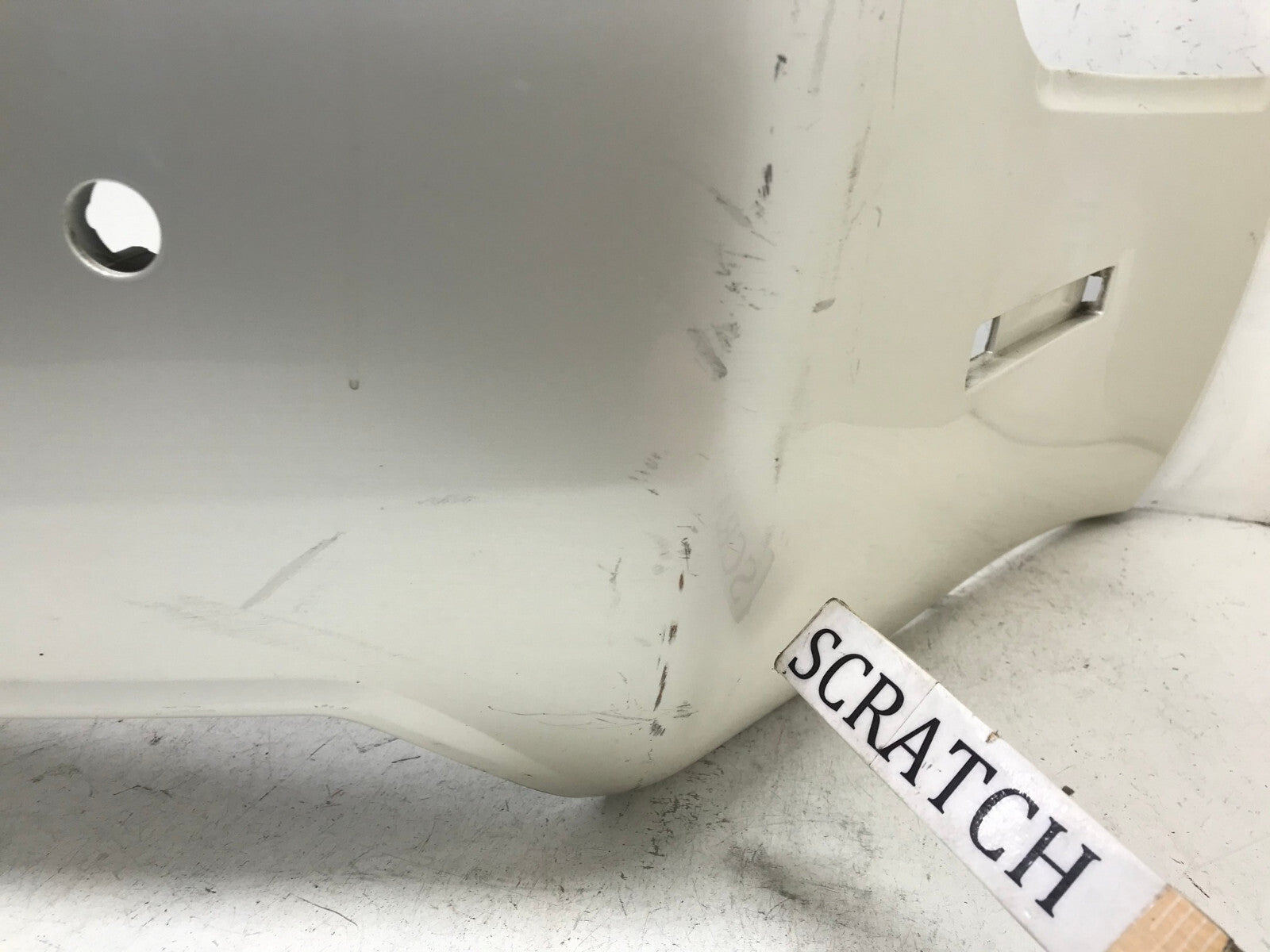 Rear Bumper Cover Cadillac CTS Sedan w/Sensor Holes 08-13 15264301-02 OEM2