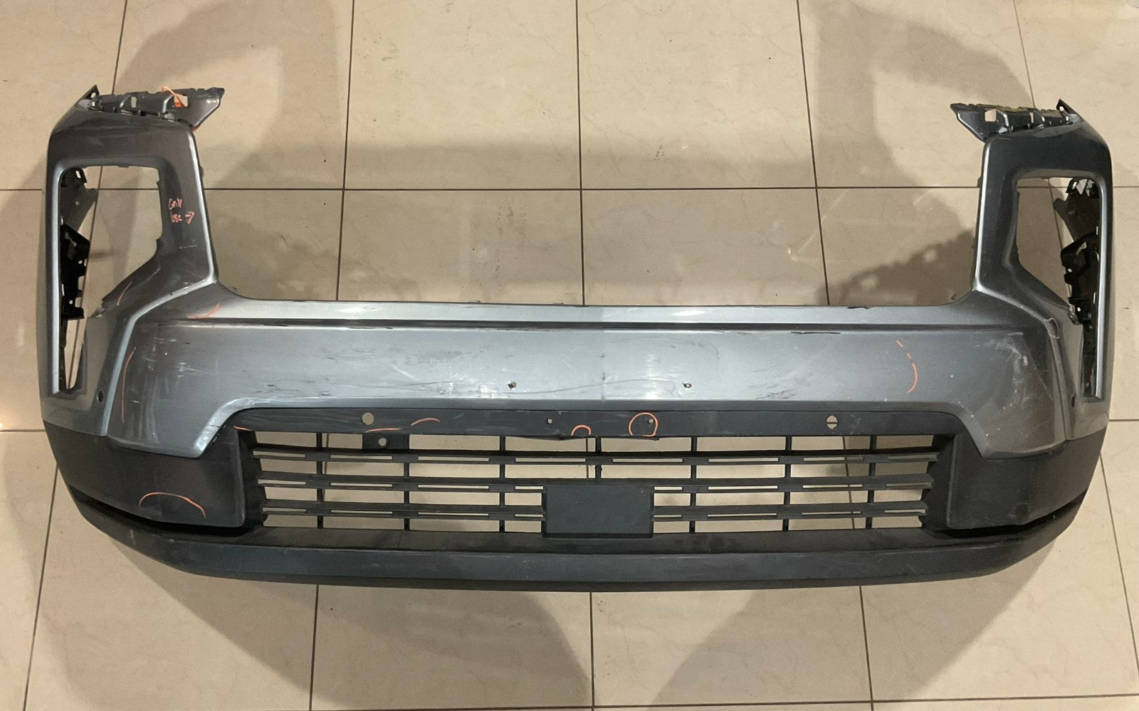Front Bumper Cover Grey Chevrolet Traverse 2025 CAPA