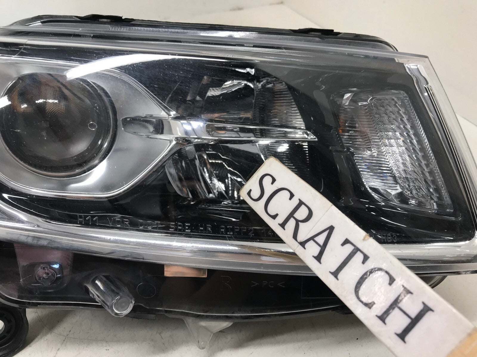 Headlight Damaged Head Lamp Right RH Jeep Grand Cherokee 14-16 68110996AE OEM5