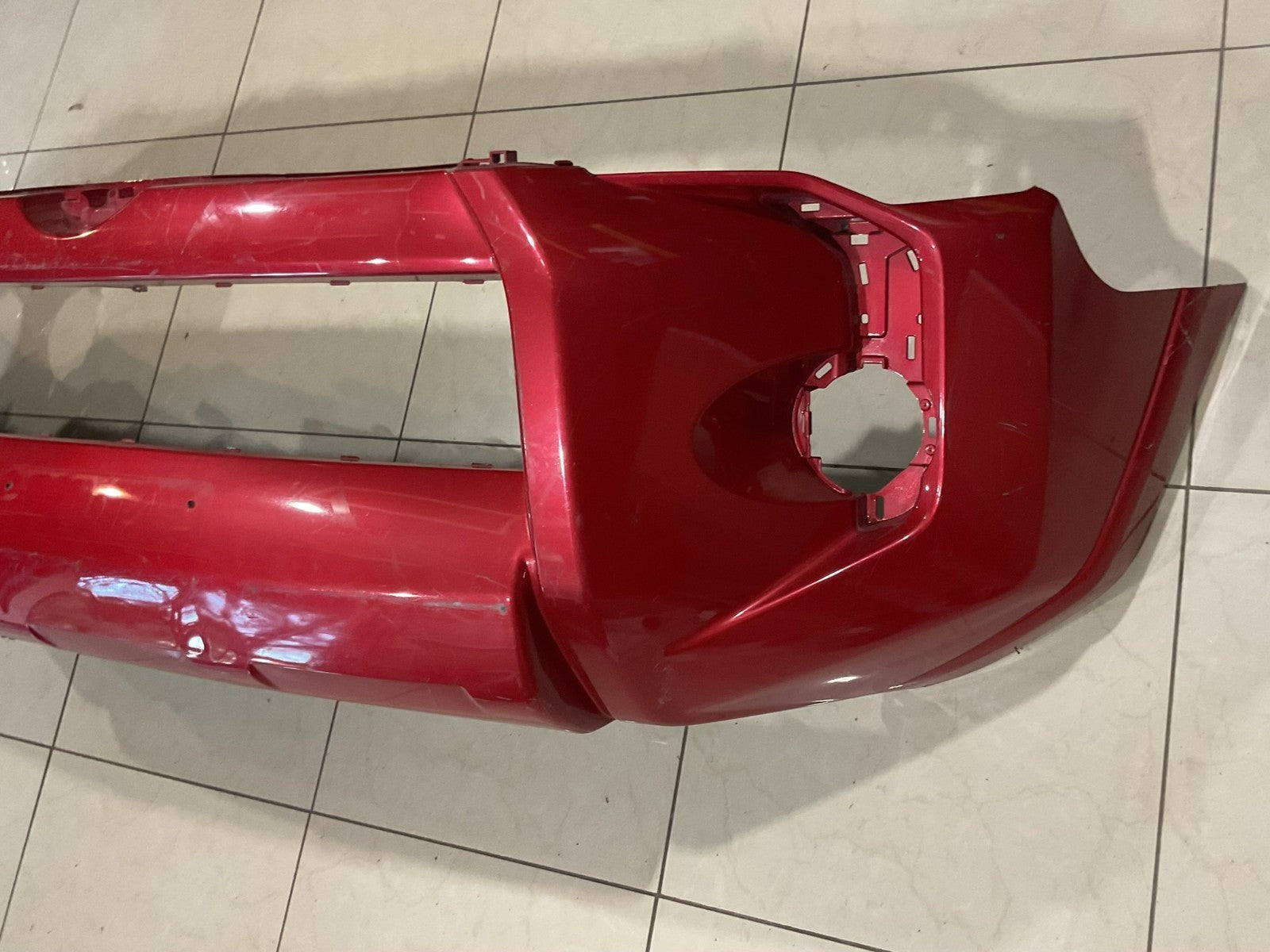 Front Bumper Cover Red 2014-2023 Toyota 4Runner SR5 Base 52119+35210 OEM