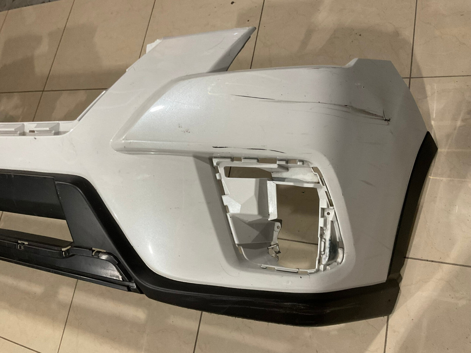 Front Bumper Cover White 2022 2023 Subaru Forester 57704SJ021 OEM