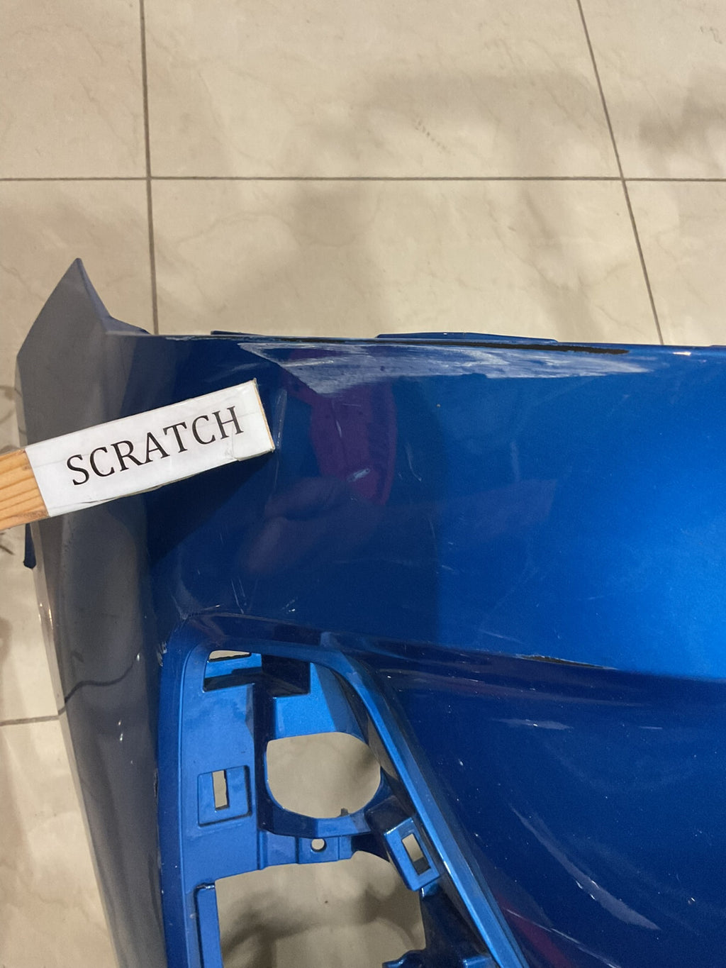 Front Bumper Cover Blue 2021 2022  Nissan Kicks
