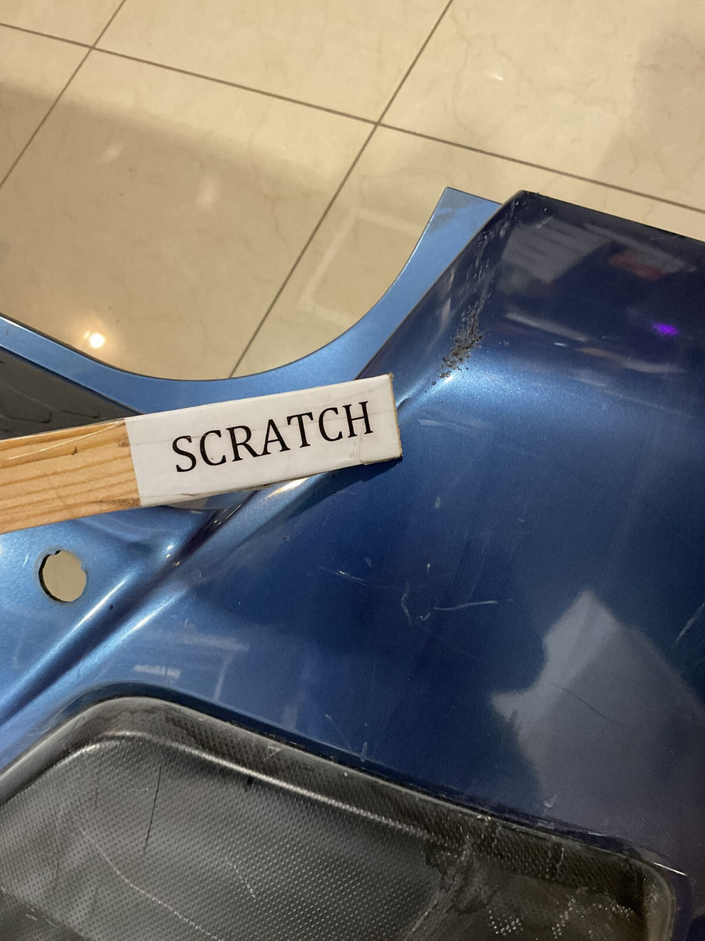 Rear Bumper Cover Blue Subaru CrossTrek 18 2019 57704FL250 OEM