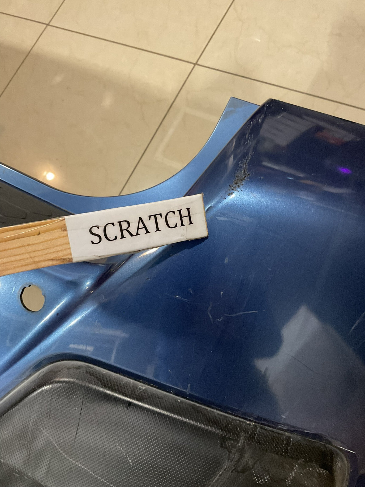 Rear Bumper Cover Blue Subaru CrossTrek 18 2019 57704FL250 OEM