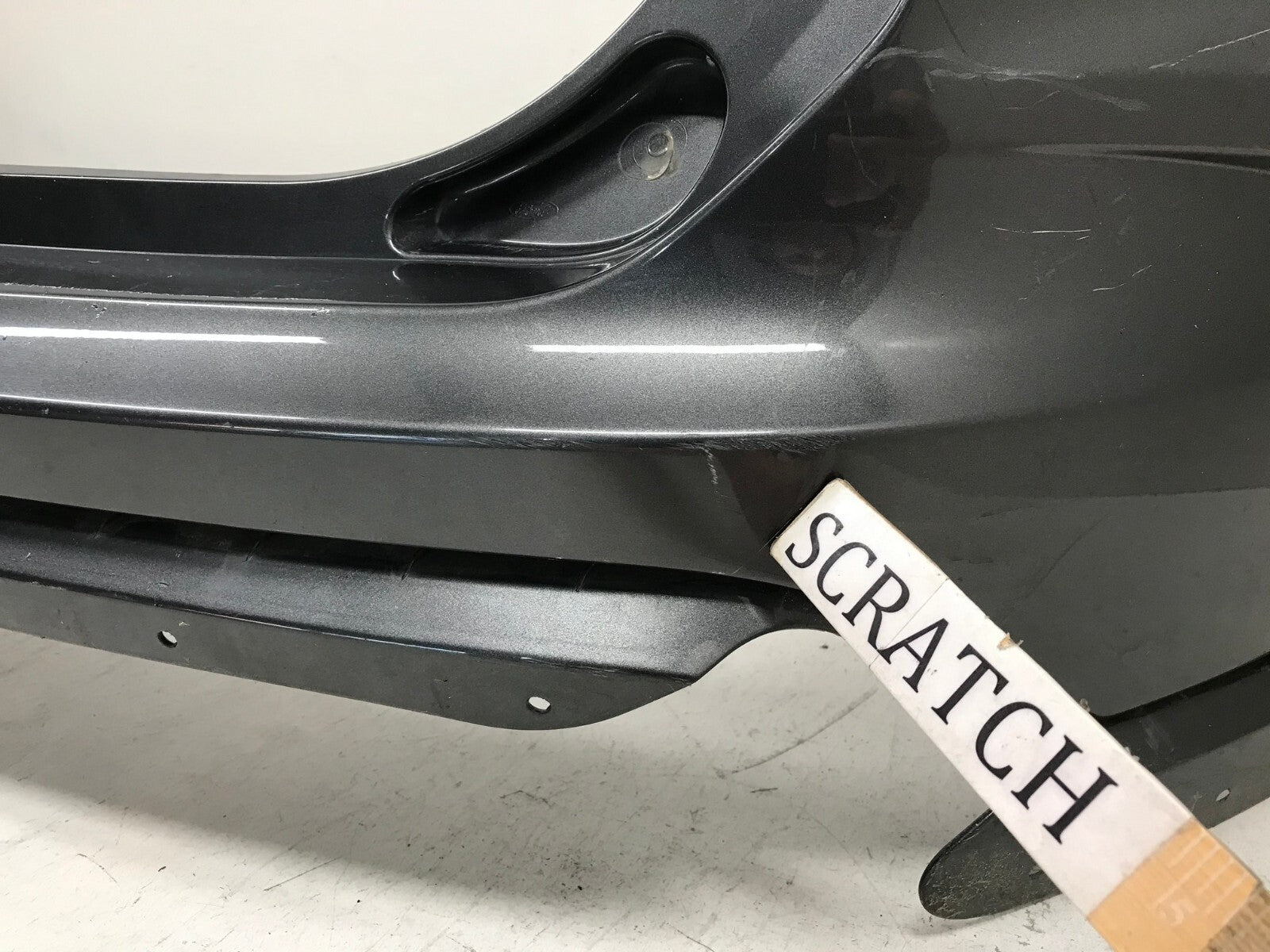 Rear Upper Bumper Cover Gray Ford Edge SEL ST 2019 2020 KT4B-17F001-B1W OEM