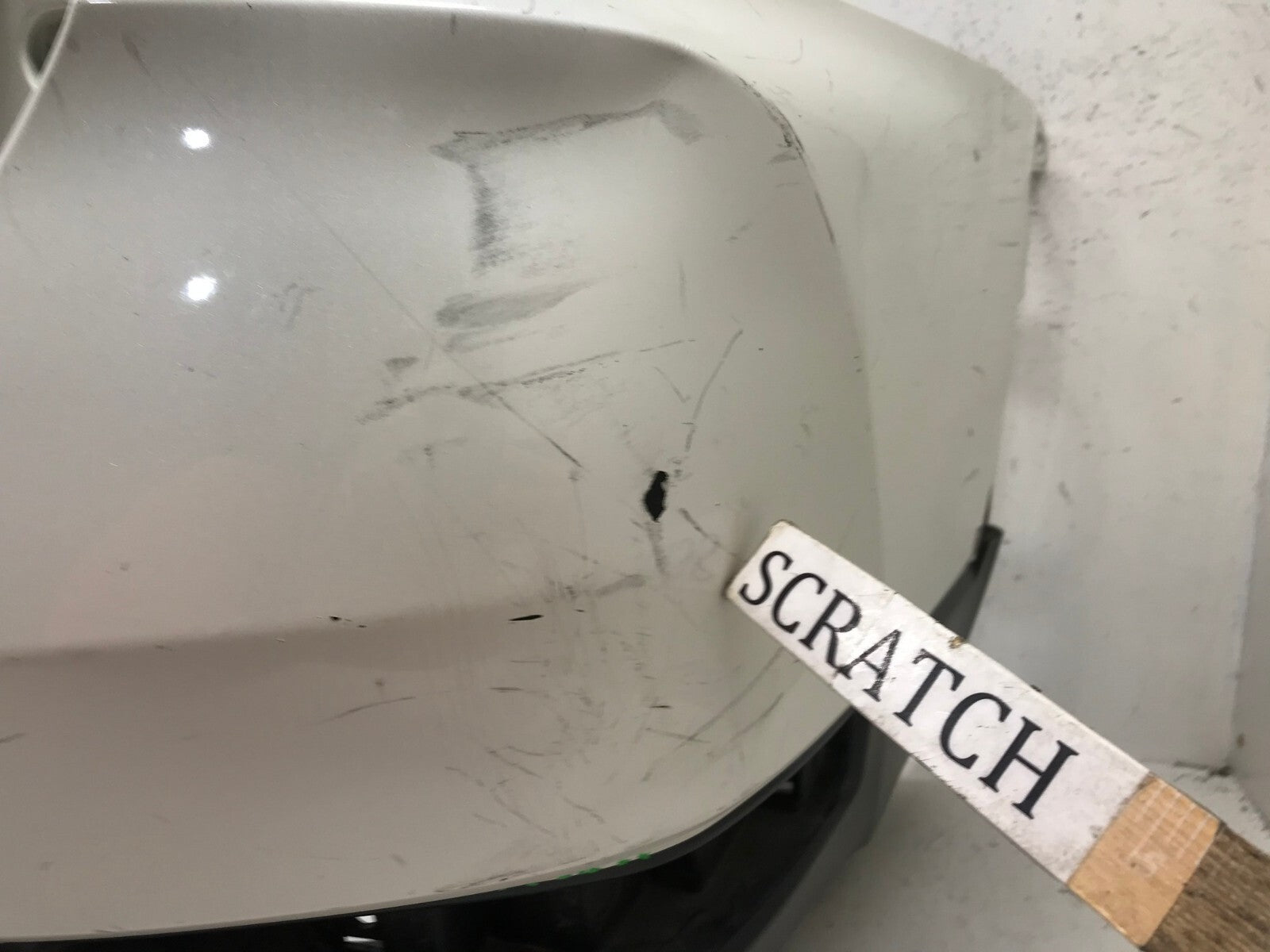 Rear Bumper Cover White Nissan Rogue S SL SV SV Hybrid 17 18 85022-6FL0H OEM