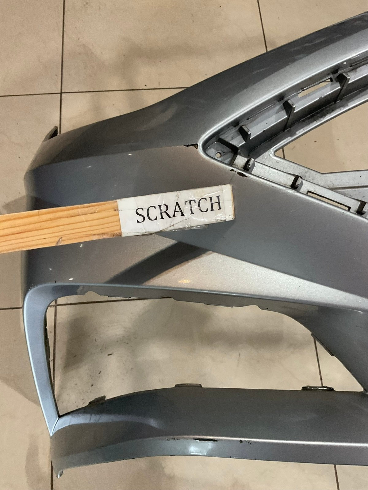 Front Bumper Cover Silver 2020 2021 2022 2023 Hyundai Sonata OEM