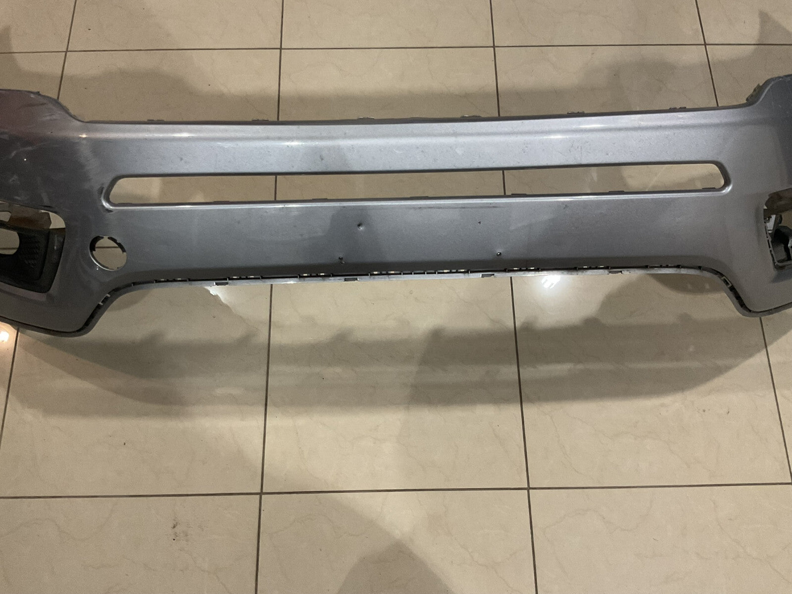 Front Bumper Cover Silver 2016-2020 Jeep Compass 5SY47TRMAC OEM