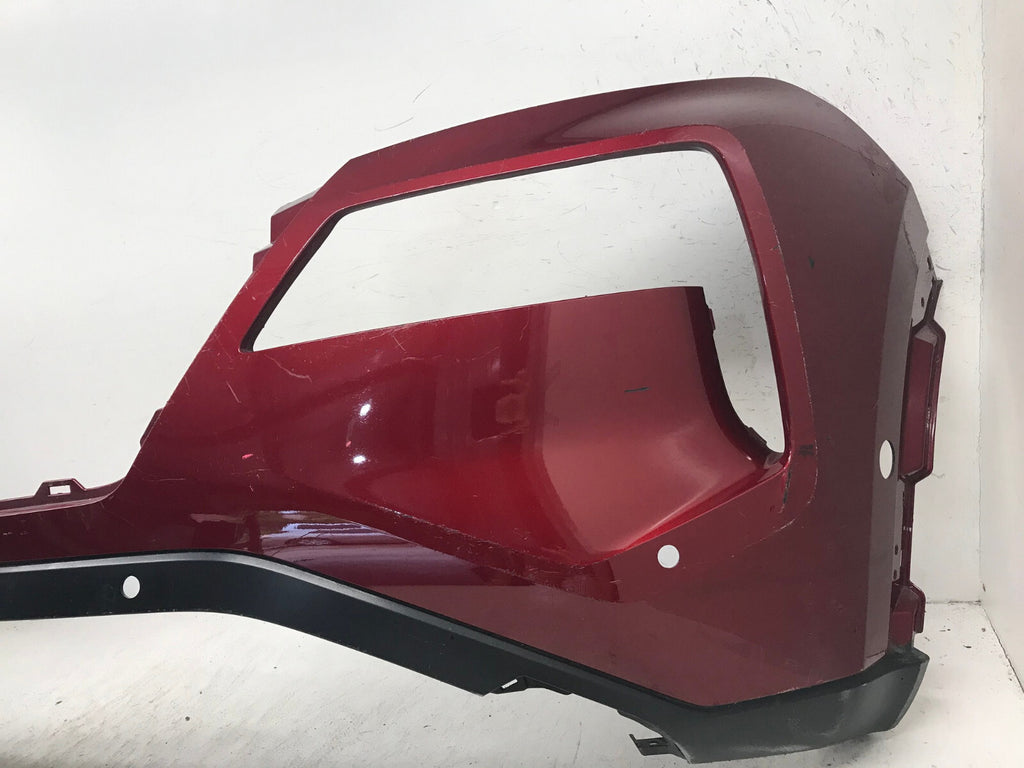 Front Bumper Cover Red 21-23 Nissan Rogue Sport S/SL/Platinum w/Sensor Holes OEM