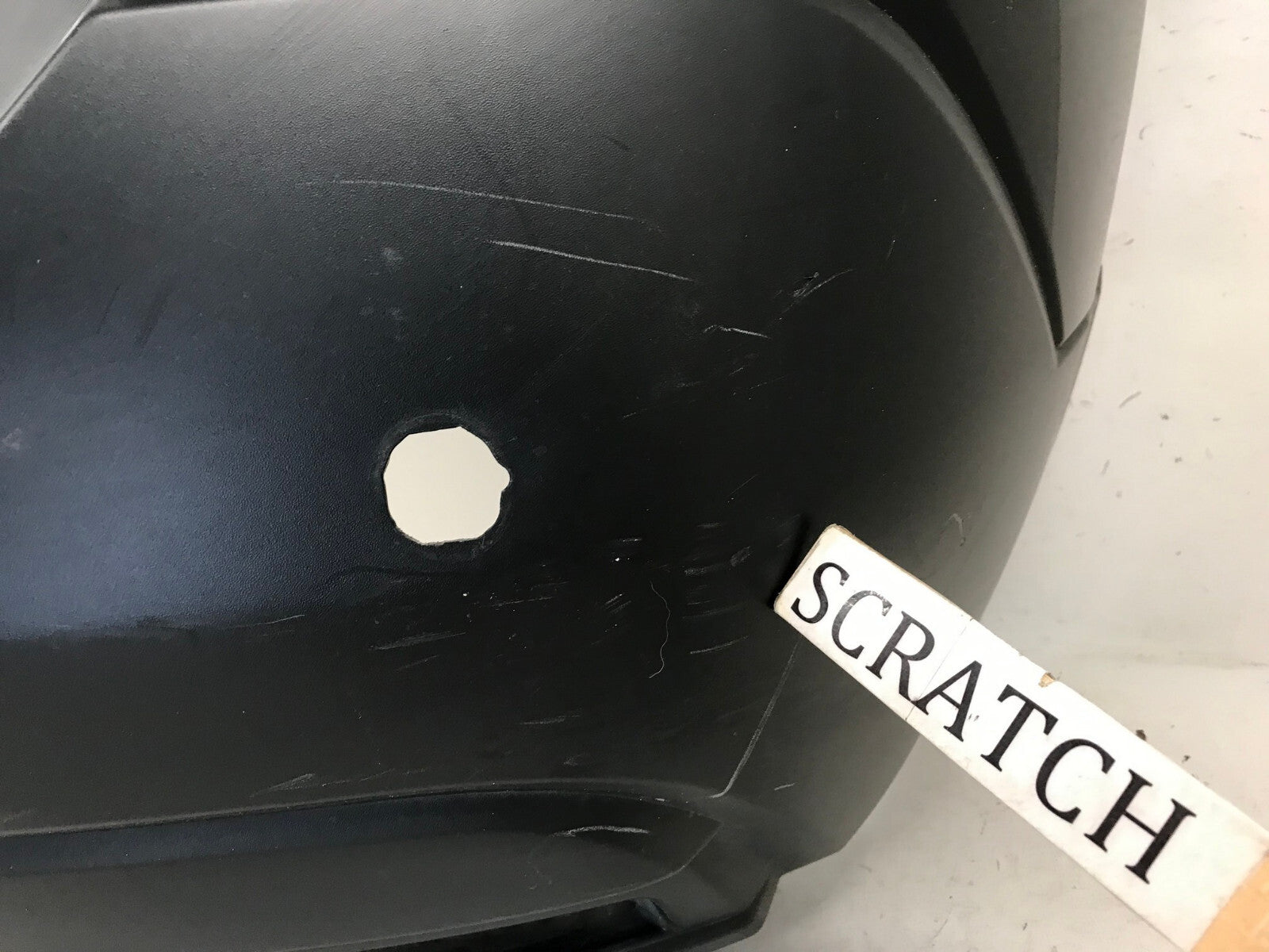 Rear Bumper Cover Nissan Kicks S/SV w/Sensor Holes Black 18 19 85022-5RB0H OEM0