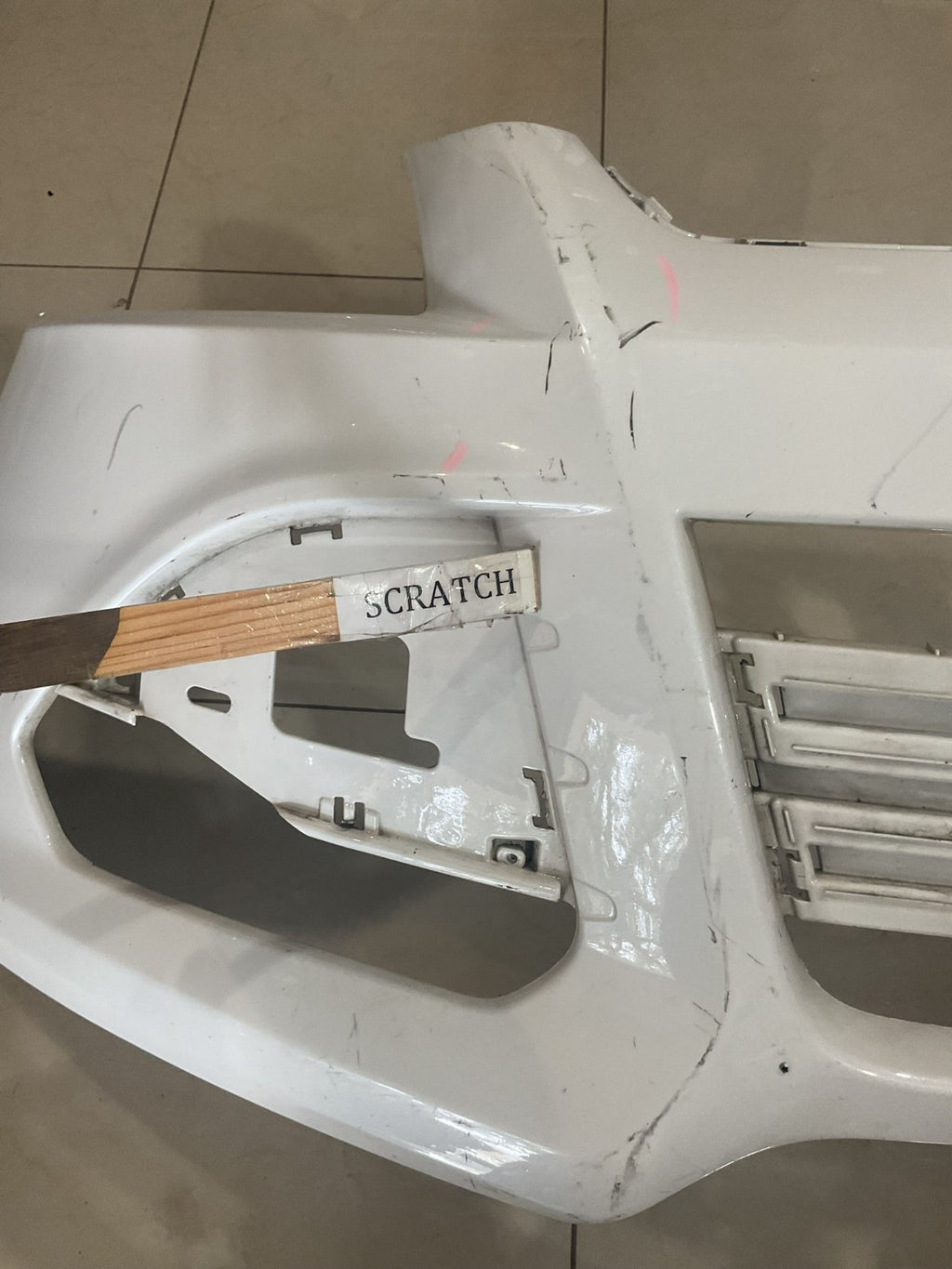 Front Bumper Cover White 2013-2016 Ford Escape cj54+17757+bgw OEM