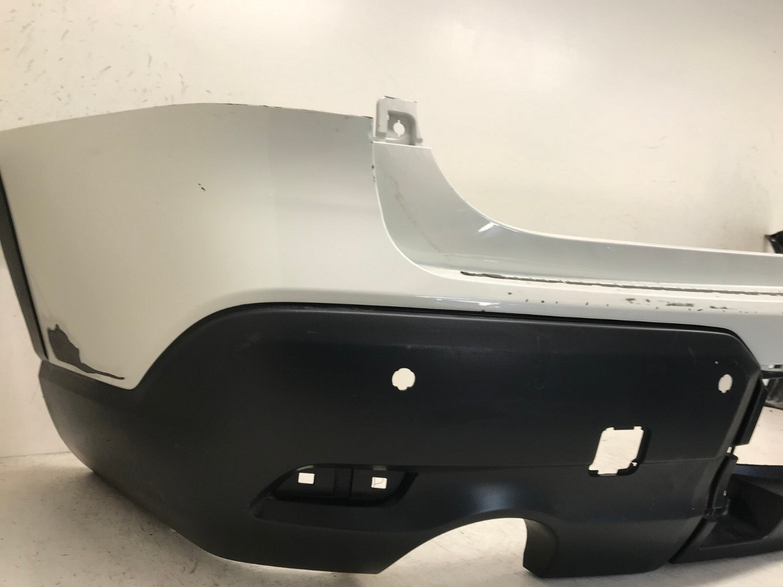 Rear Bumper Cover Subaru Ascent w/Sensor Holes White 2019 57704XC01A OEM2