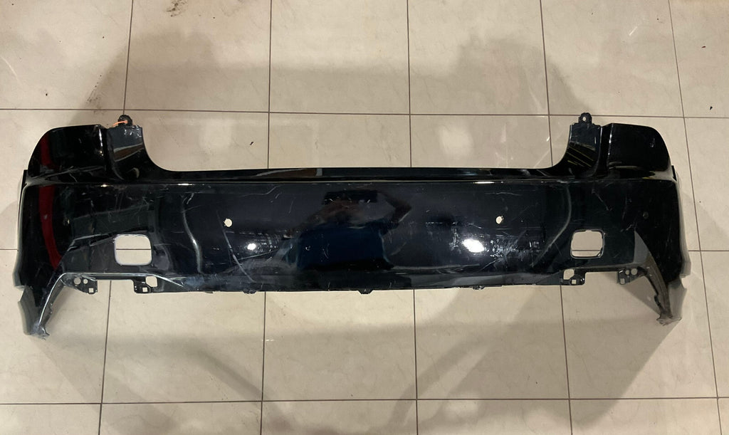 Rear Bumper Cover Black 2018-2022 Lexus LS500 LS500H 52159+50220 OEM