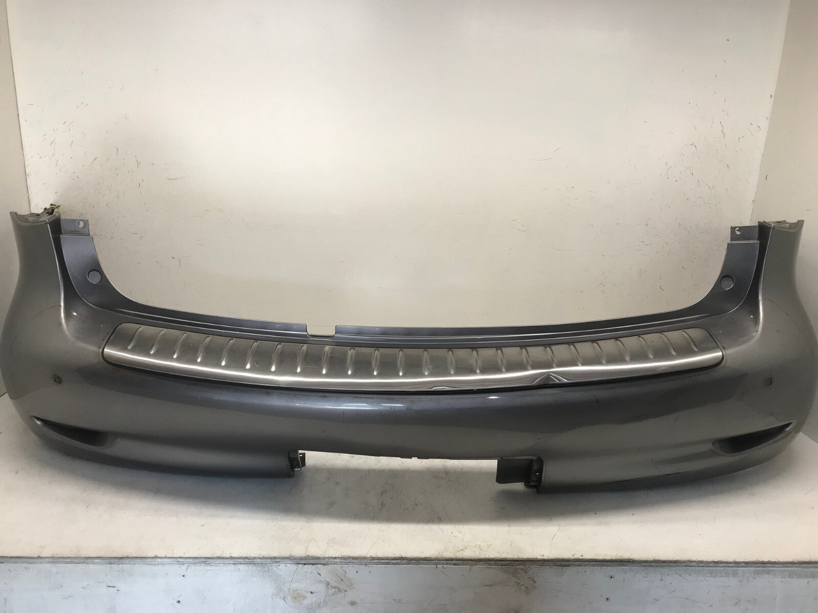 Rear Bumper Cover Infiniti QX56 Base w/Sensor Holes Grey 11-13 85022 1LA0H OEM3
