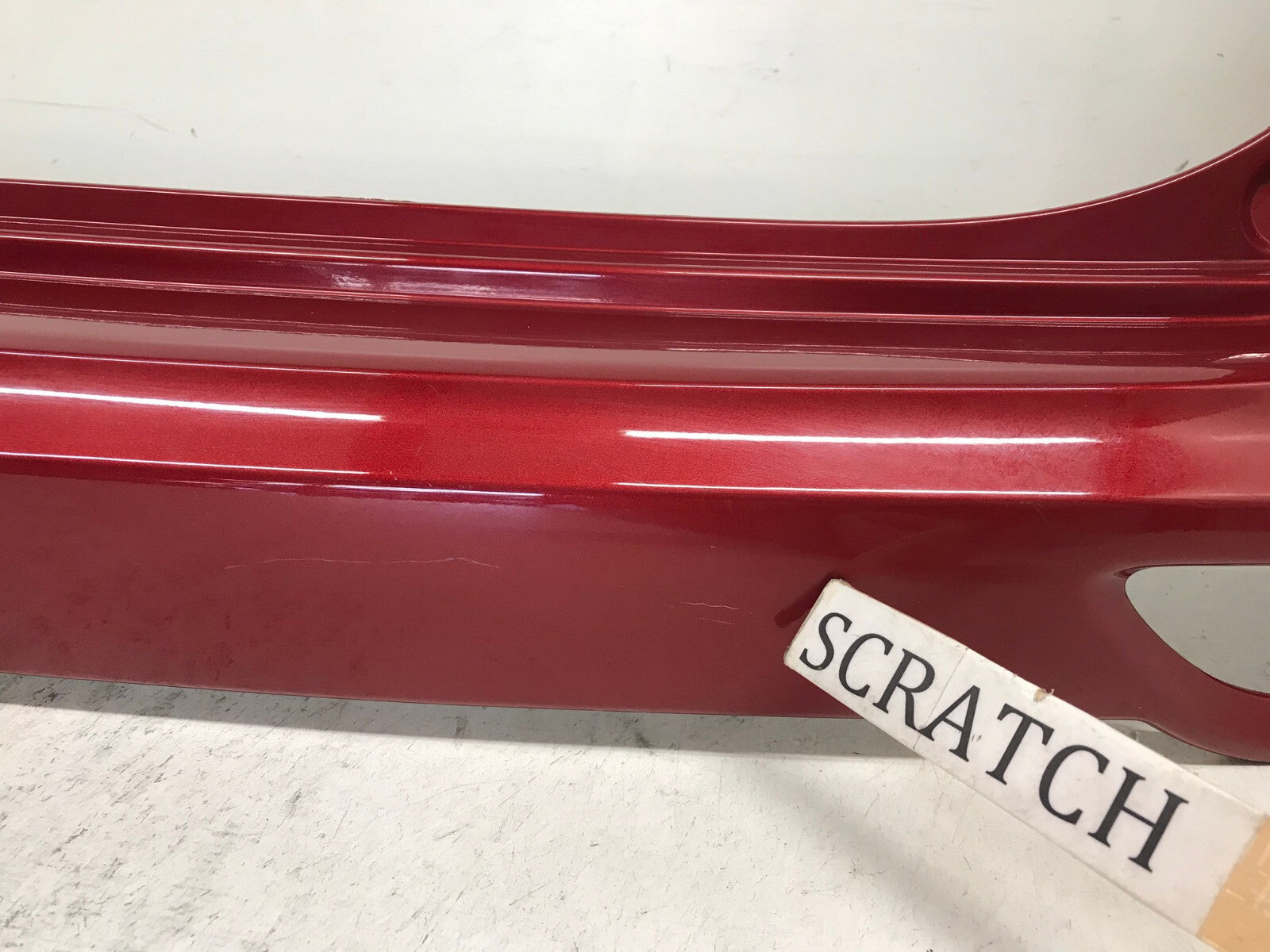Rear Bumper Cover Kia Sportage EX LX SX Turbo w/Sensor Holes Red 17-19 OEM