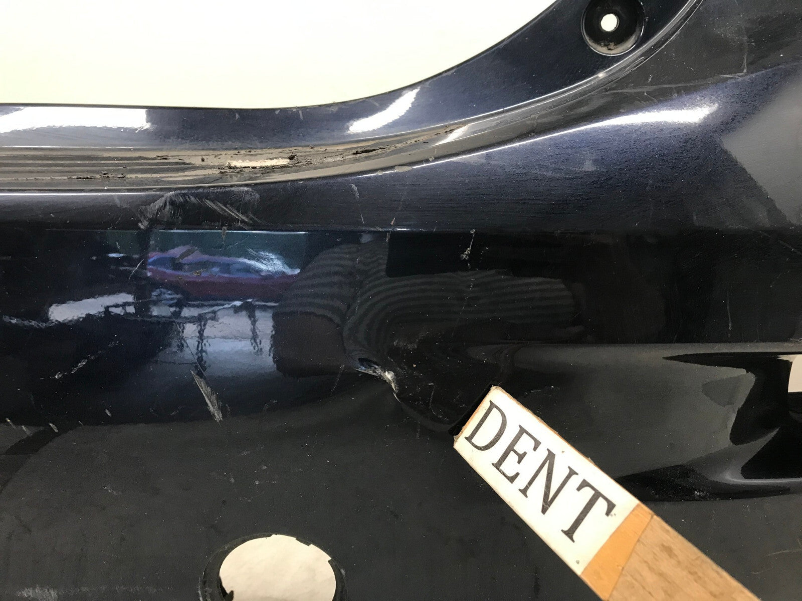 Rear Bumper Cover Blue Mazda 3 Saloon 2014-2016 BHN1-50221 OEM