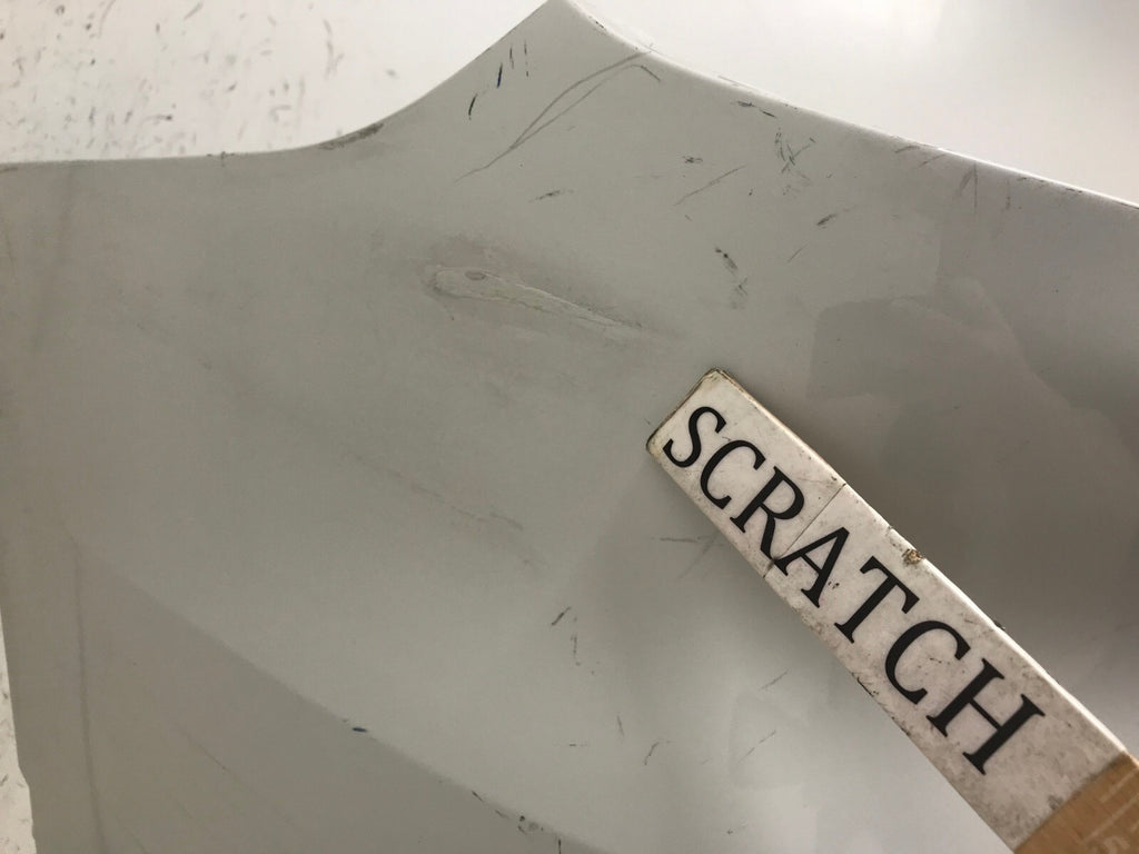 Rear Bumper Cover White BMW X3 G01 2017 w/Sensor Holes 7418068 OEM