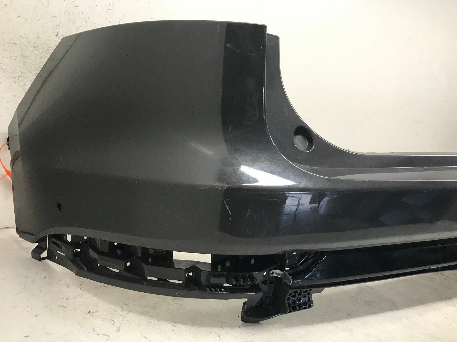 Rear Bumper Cover Gray 20-21 Lincoln Aviator w/Sensor Holes LC5B-17F001-AFW OEM