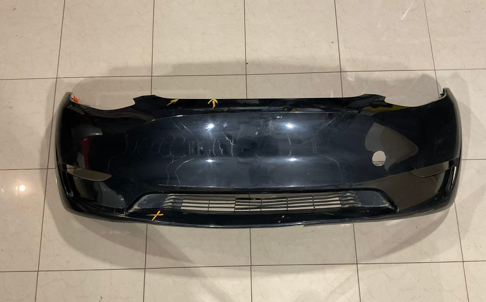 Front Bumper Cover Black Tesla Model Y 2023 2024 1687994-TX-A OEM