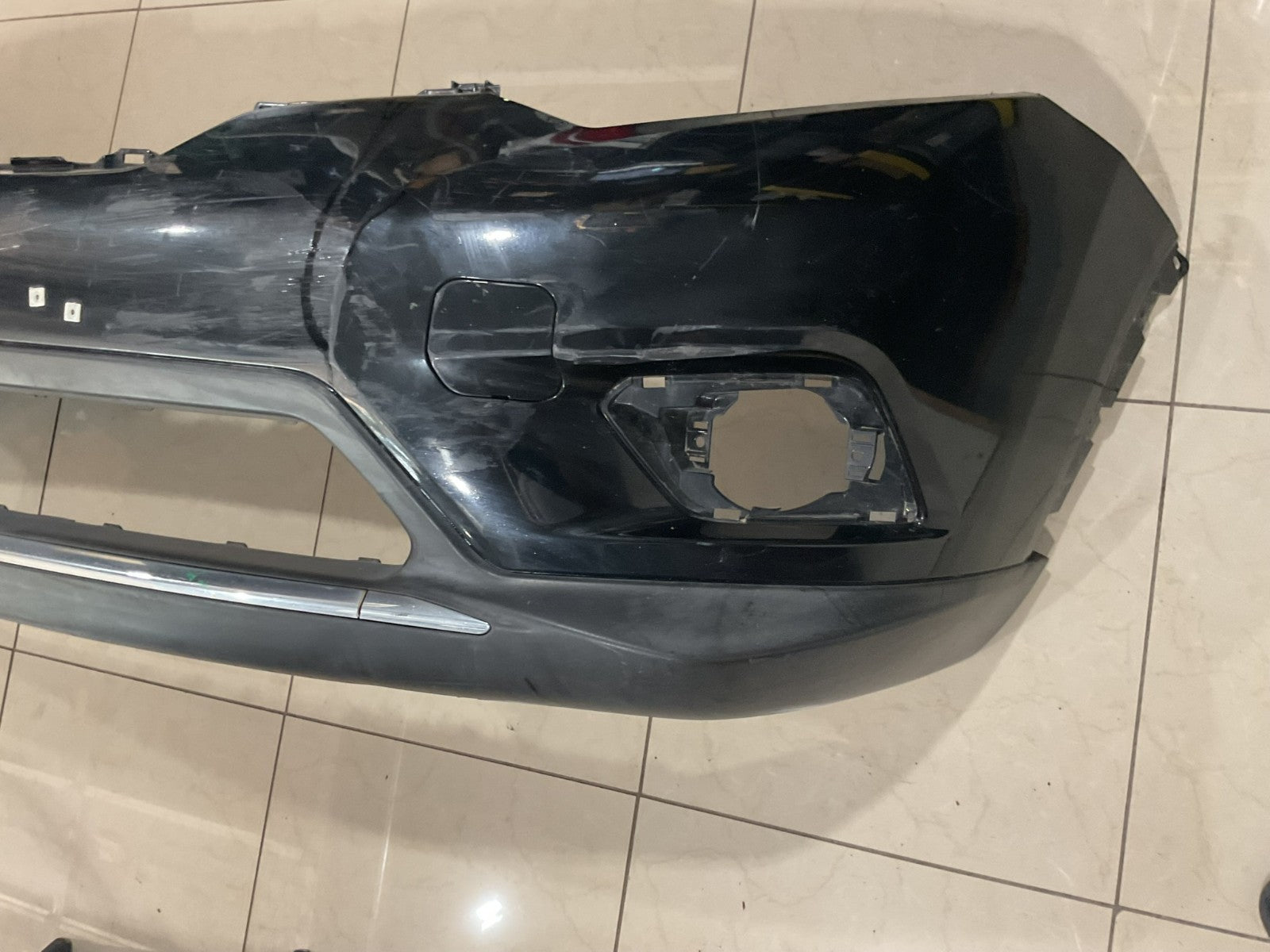 Front Bumper Cover Black 2014-2016 Nissan Rogue S/SL/SV 62022+5HA0A OEM