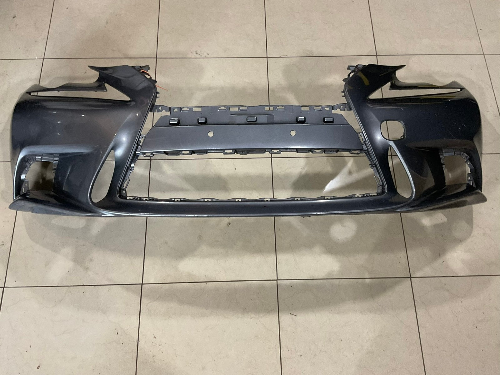 Front Bumper Cover Grey 2014-2016 Lexus IS250 52119+53a50 OEM