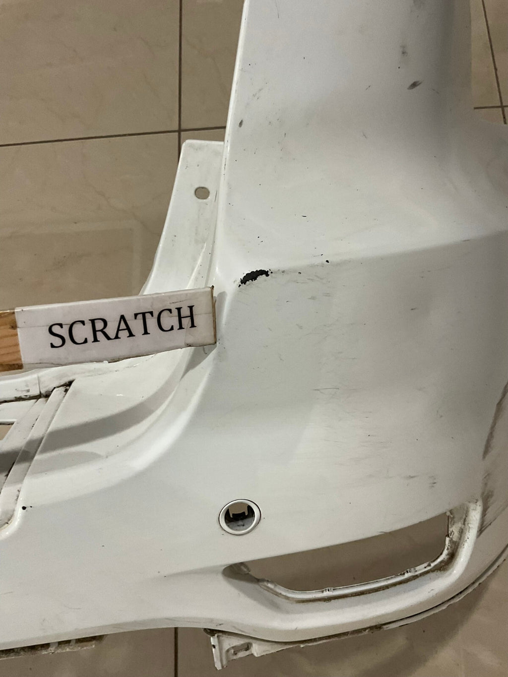 Rear Bumper Cover White Jeep Grand Cherokee 2014-2015 CAPA
