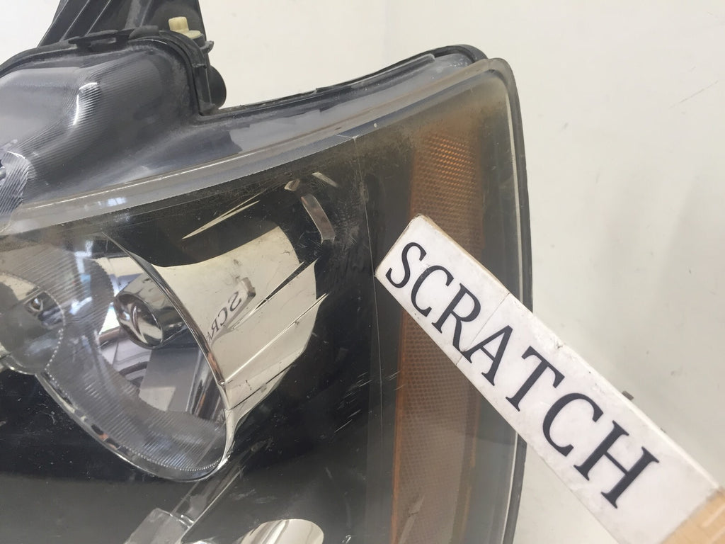 Headlight Damaged Headlamp Driver LH Chevy Suburban 1500 Avalanche 07-14 OEM