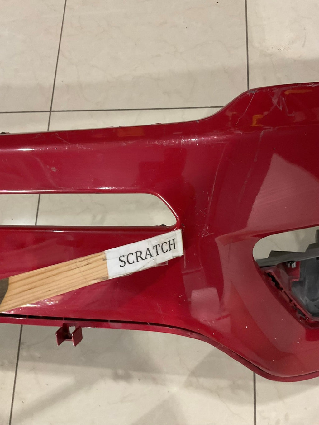 Front Bumper Cover Red 2016-2020 Jeep Compass 5SY47TRMAC OEM