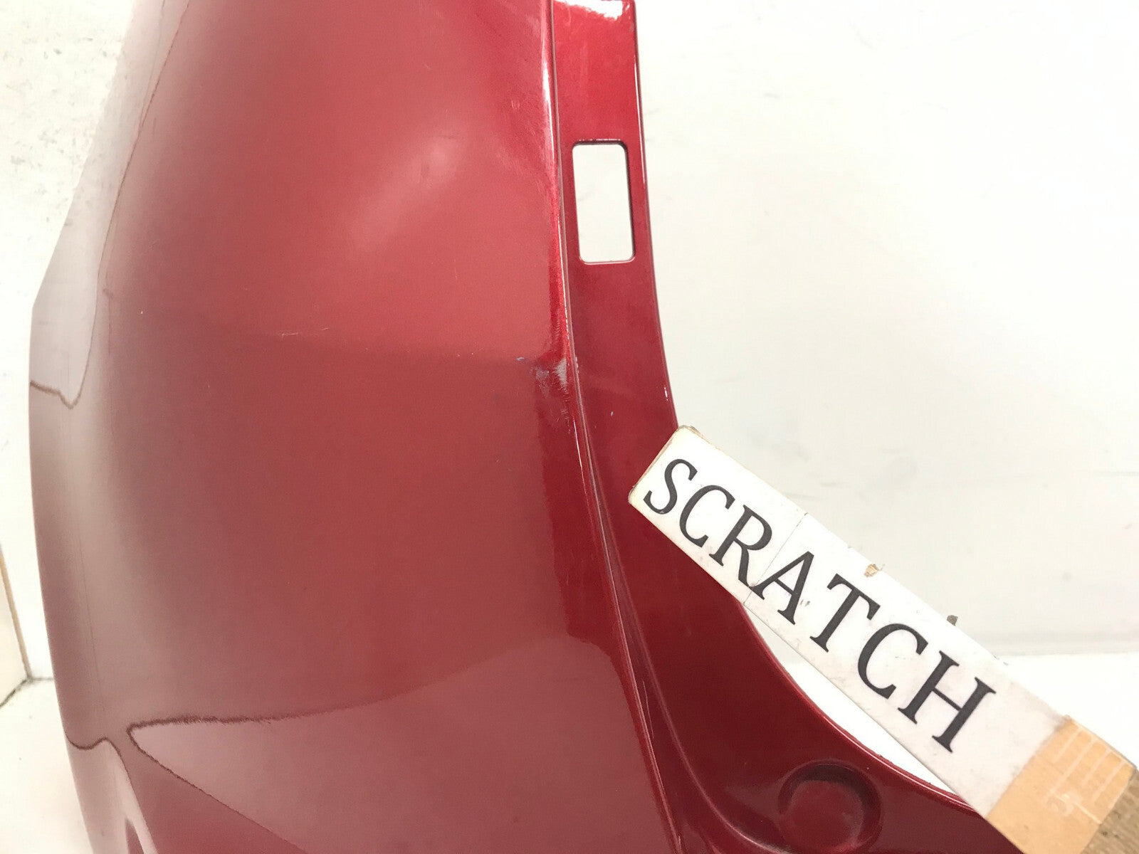 Rear Bumper Cover Kia Sportage EX LX SX Turbo w/Sensor Holes Red 17-19 OEM