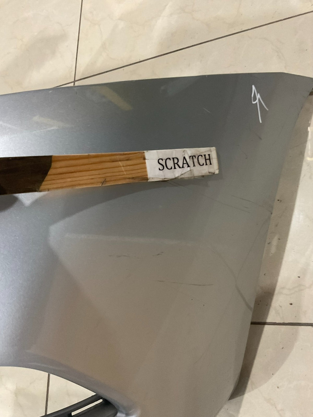 Front Bumper Cover Silver 2013-2015 Nissan Sentra 62022 3sh0h OEM
