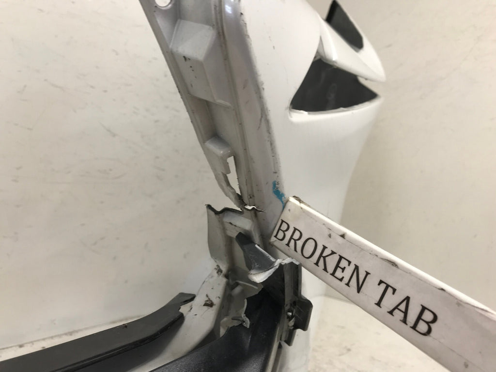 Front Bumper Cover White Lexus NX300h NX200T 15-17 w/Sensor Hole 52119-78050 OEM