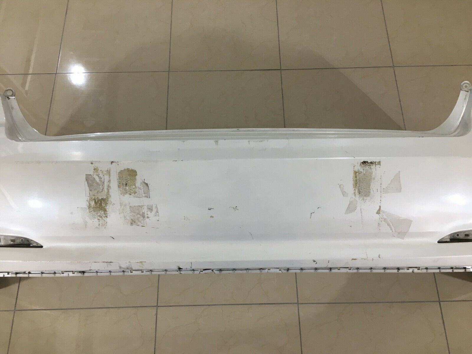 Rear Bumper Cover Hyundai Sonata Lted/Limited 2.0T/SE/ECO w/o Sensors 15-16 OEM