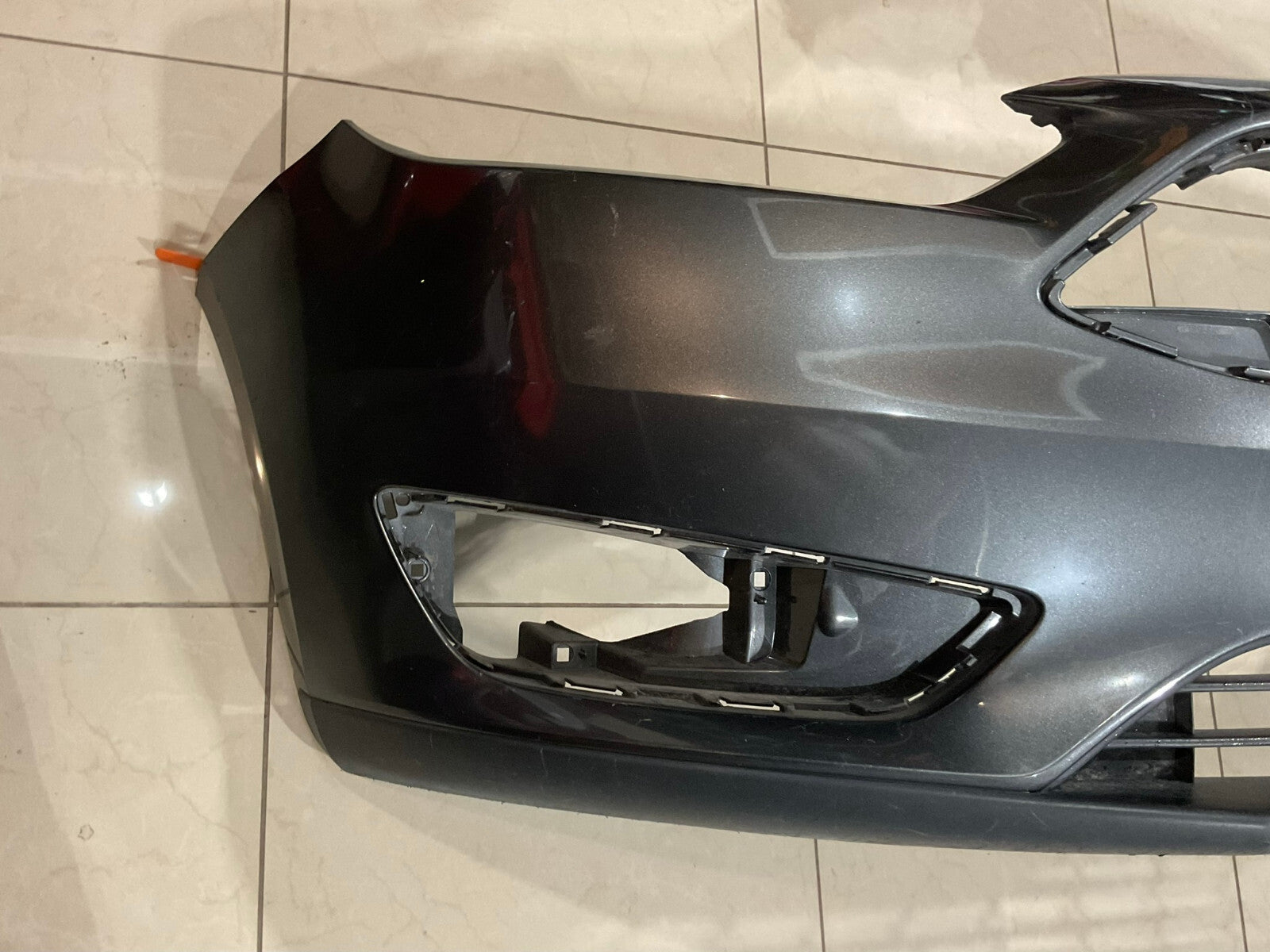 Front Bumper Cover Grey Ford Focus S SE 2015-2018 E1EB-17757 OEM