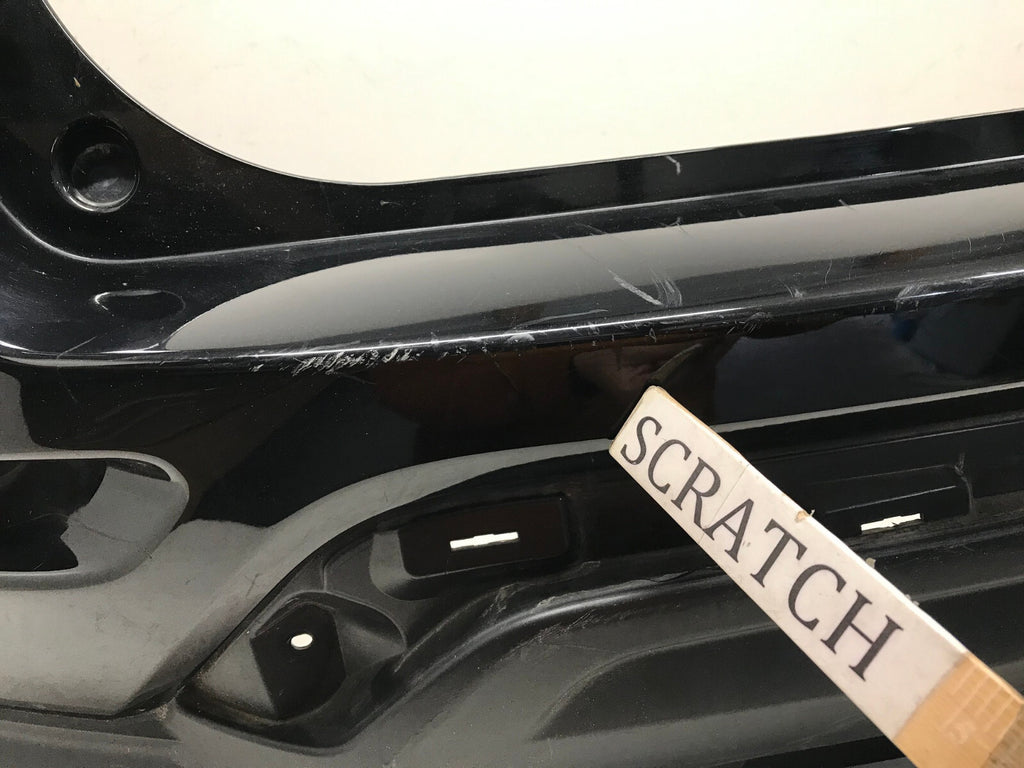 Rear Bumper LOCAL Nissan Pathfinder SV Platinum w/Sensor Holes Black 17 2018 OEM