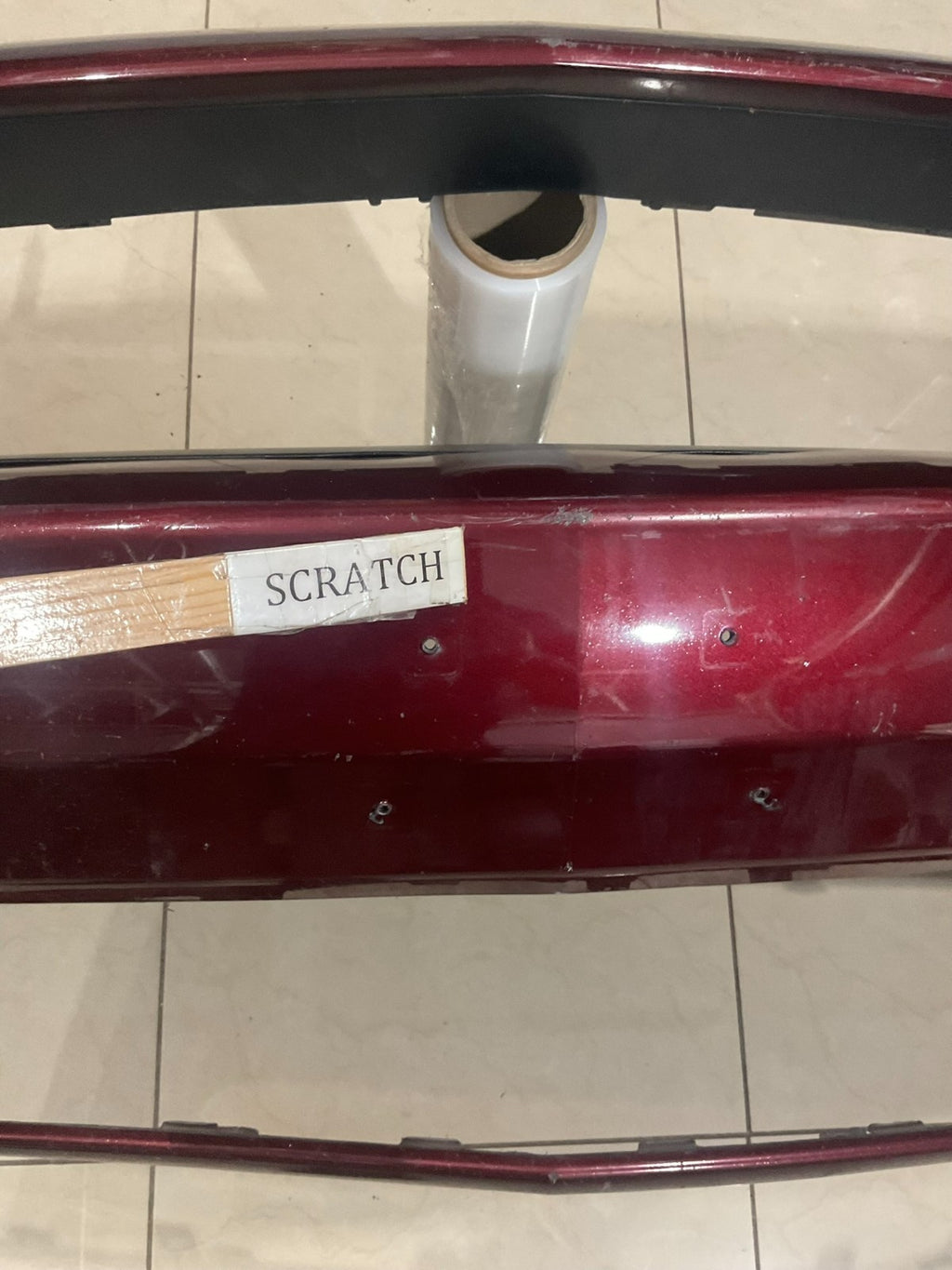 Front Bumper Cover Red 2015-2023 Dodge Challenger CAPA