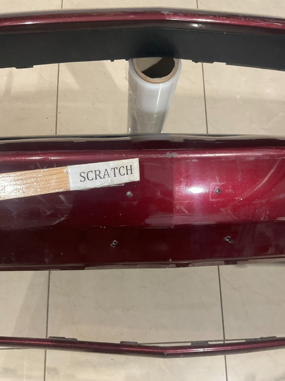 Front Bumper Cover Red 2015-2023 Dodge Challenger CAPA