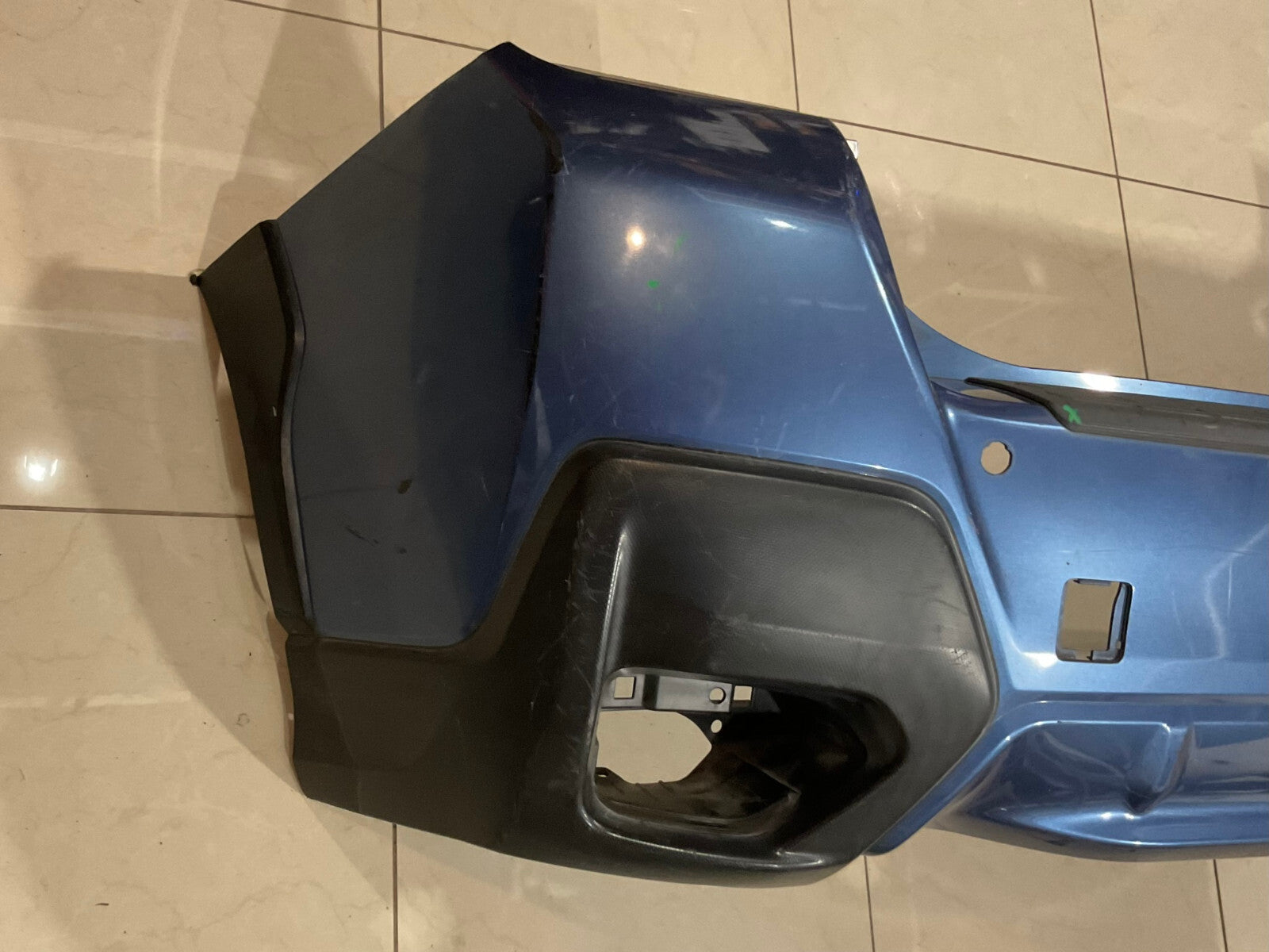 Rear Bumper Cover Blue Subaru CrossTrek 18 2019 57704FL250 OEM