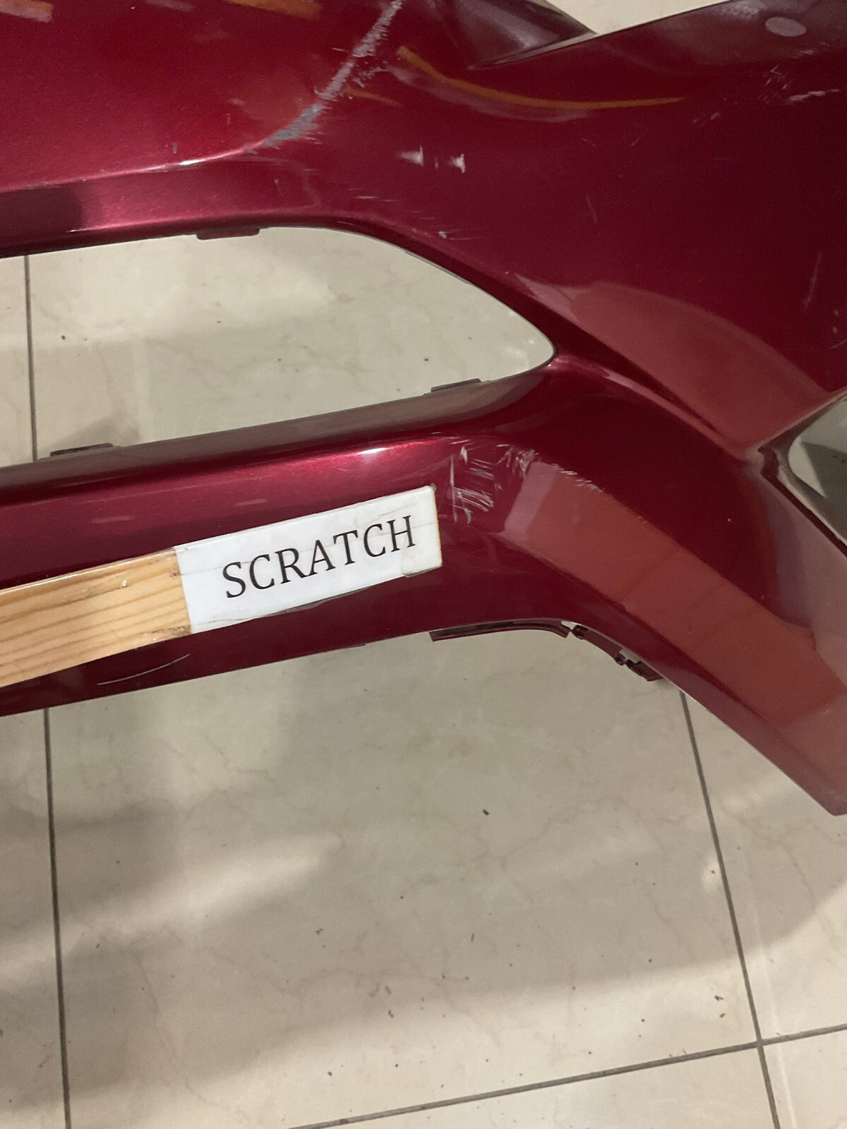 Front Bumper Cover Red Toyota RAV4 SE LE XLE 16-18 52119-0R150 OEM