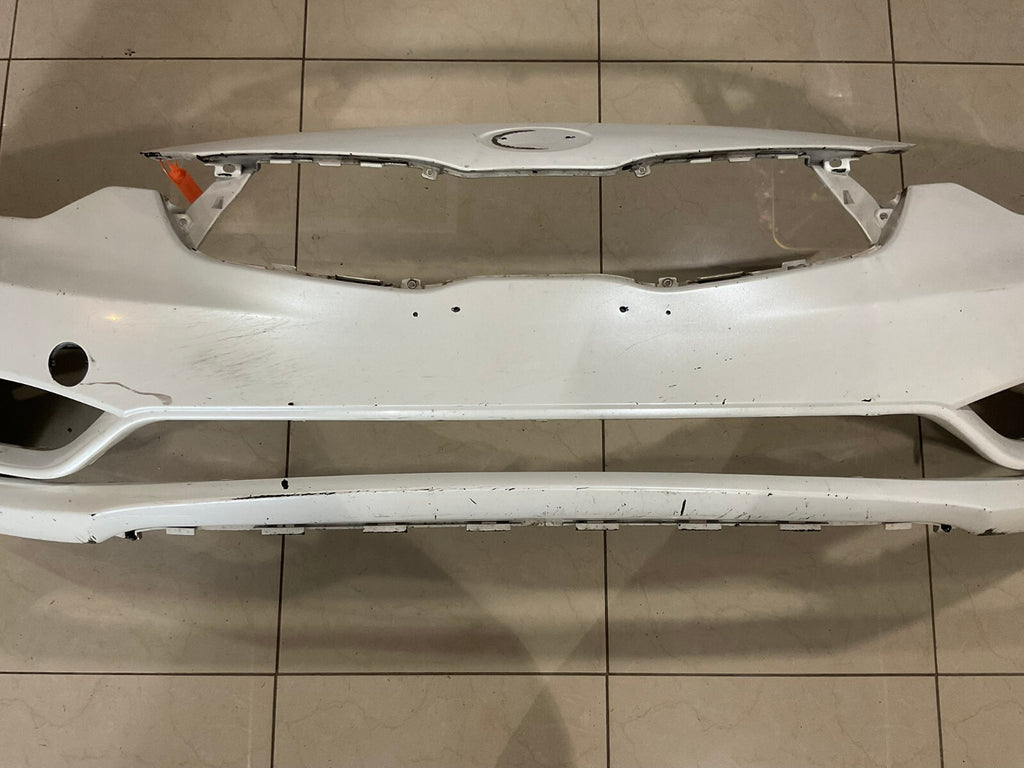 Front Bumper Cover White 2014-2016 Kia Forte EX LX SX CAPA