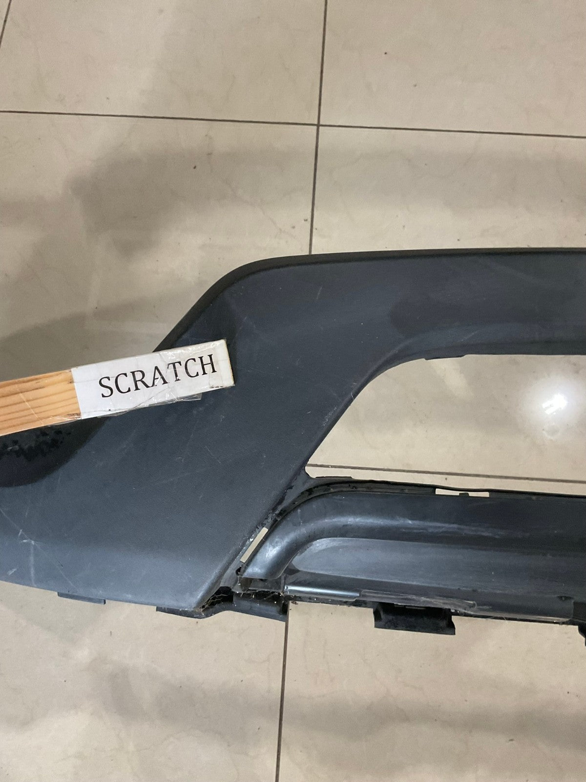 Front Lower Bumper Cover Black 2013 2016 Hyundai Santa Fe Sport 86512+4Z000 OEM