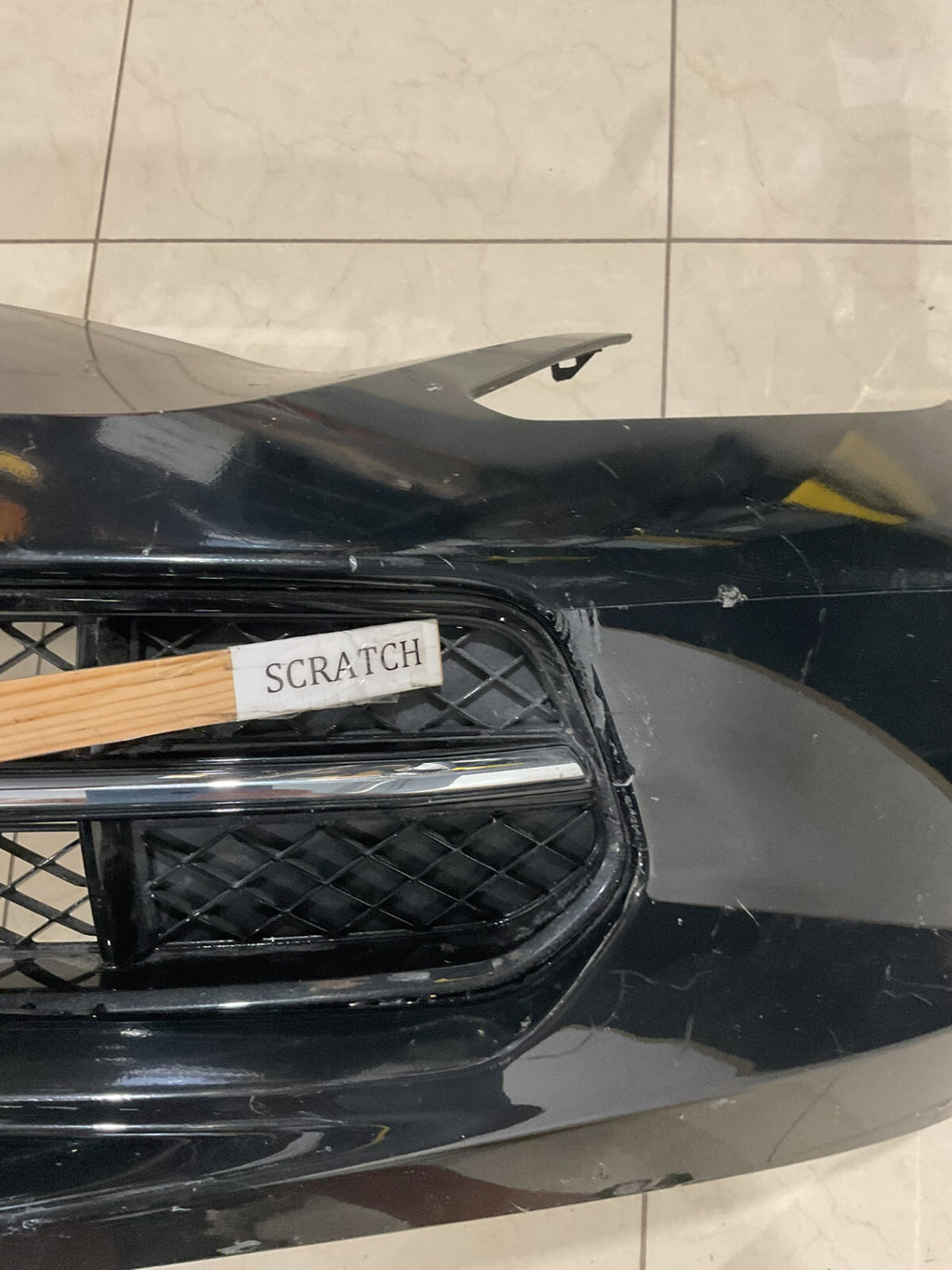 Front Bumper Cover Black 2014 15 16 2017 2018 2019 GM Chevrolet Corvette C7 CAPA