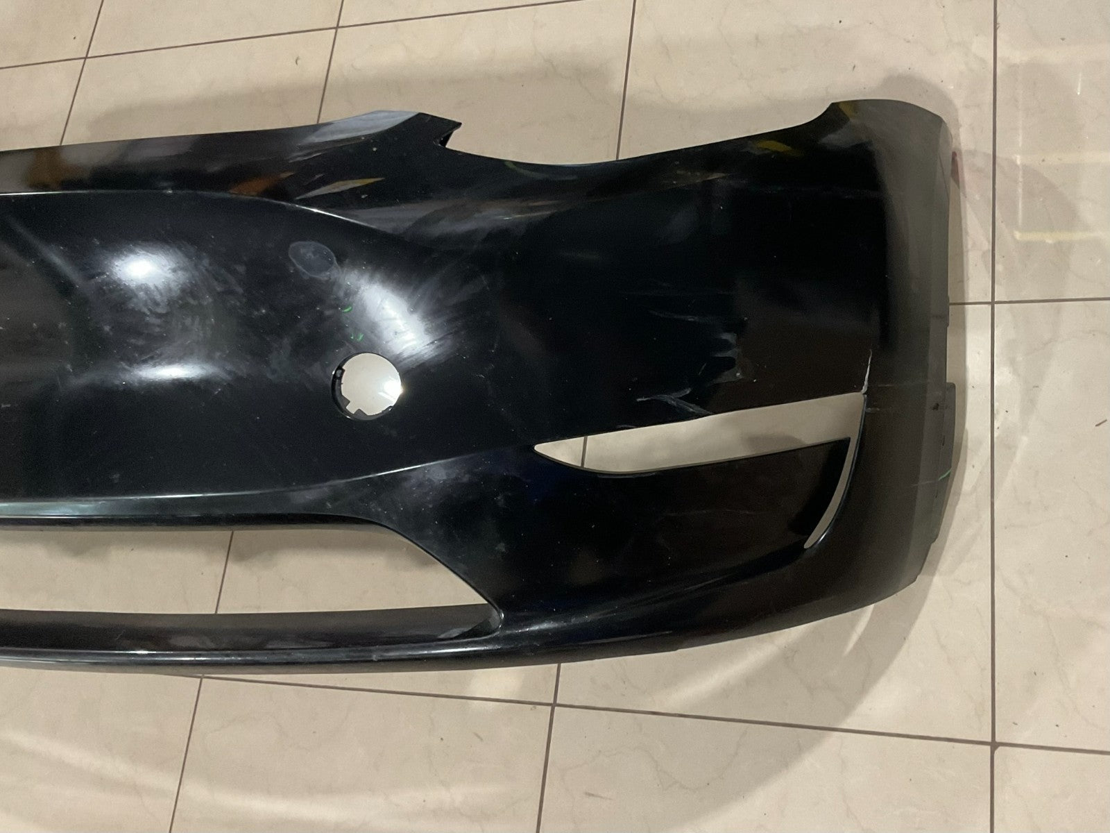 Front Bumper Cover Black 2020-2021 Tesla Model Y 1493745-00-a OEM