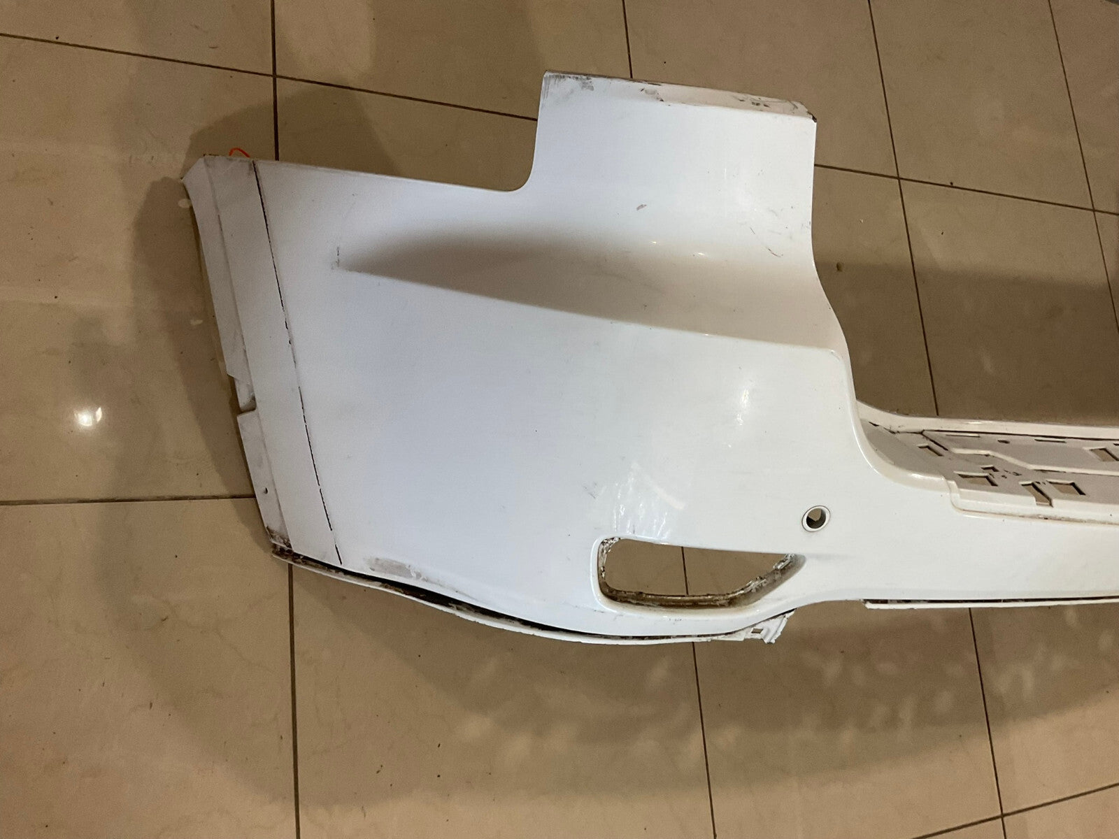 Rear Bumper Cover White Jeep Grand Cherokee 2014-2015 CAPA