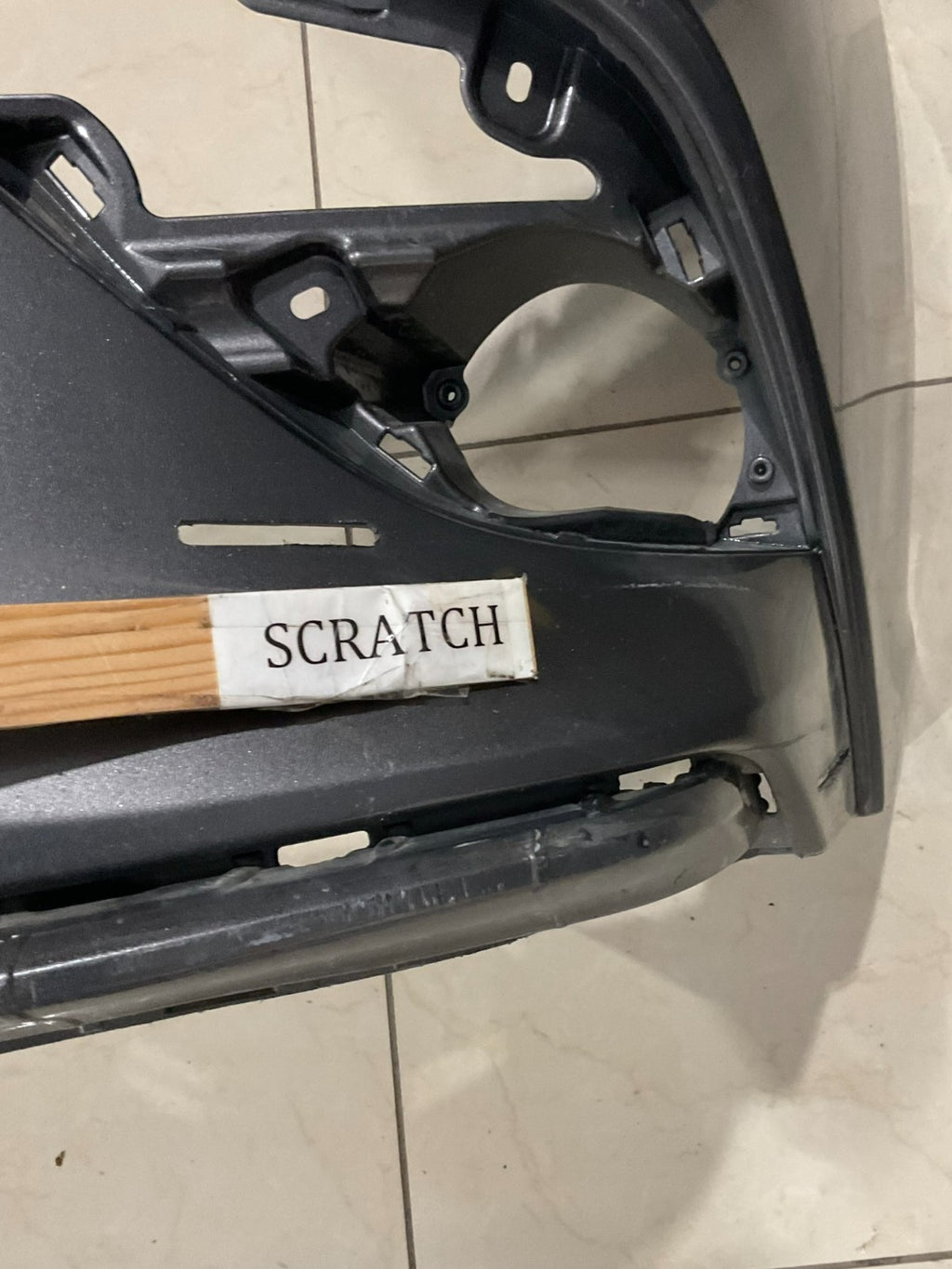 Front Bumper Cover Grey 2018-2020 Toyota Camry Sport SE 52119+06e20 OEM