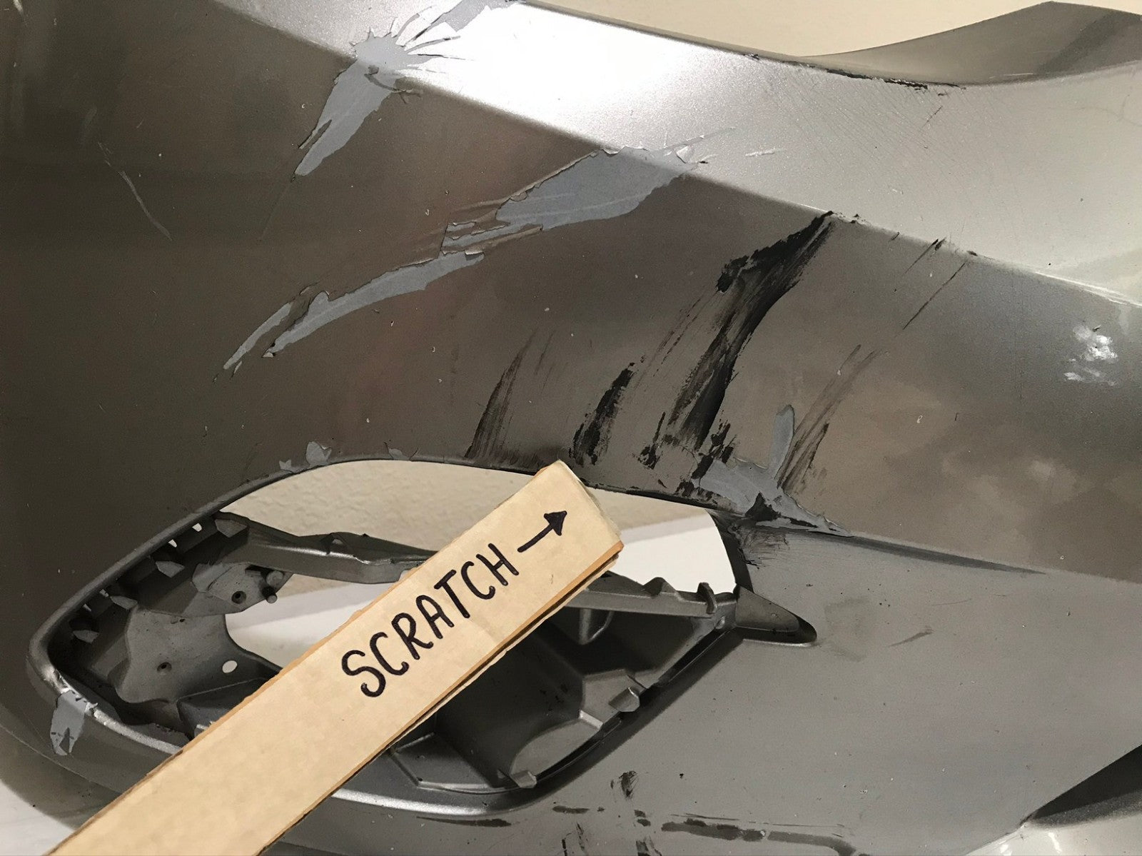 Front Bumper Cover Silver 2014 2015 2016 Mazda 3 Sedan CAPA